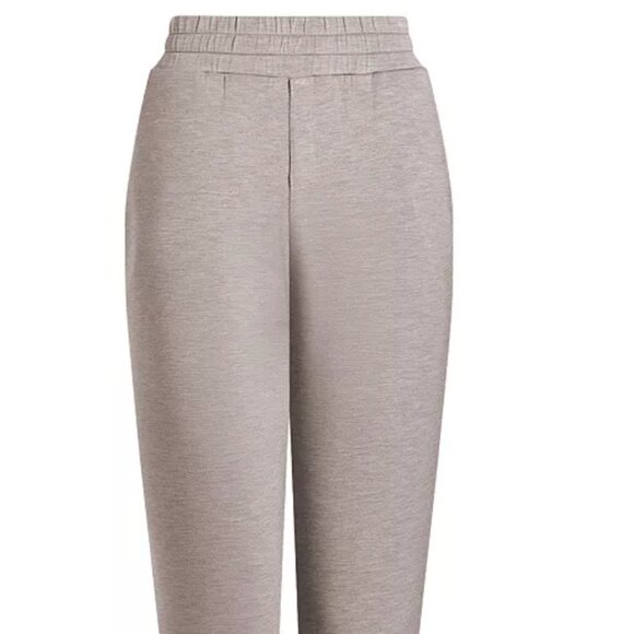 Varley jogger pants DoubleSoft The Slim Cuff 25" Taupe brn Marl beige Sz medium - Picture 6 of 7